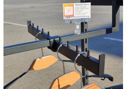 Кронштейн двостороній 400мм на штангу.